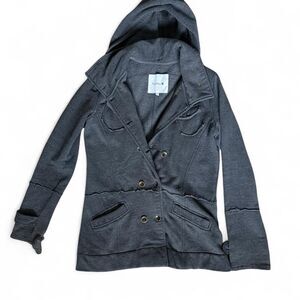 Hurley Women's Grey and Black Jacket